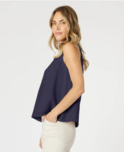 Load image into Gallery viewer, Gordon Smith Miley Lino Cami - Navy