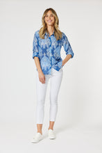 Load image into Gallery viewer, Gordon Smith Marine Print Shirt - Blue