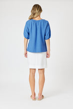 Load image into Gallery viewer, Gordon Smith Stitch Hem Skirt - White