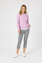 Load image into Gallery viewer, Gordon Smith Sorrento Stripe Navy/White Pant