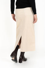 Load image into Gallery viewer, Humidity Billie Cord Skirt - Vanilla