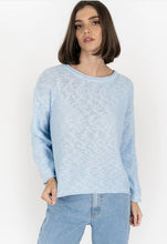 Load image into Gallery viewer, Humidity Sofia Sweater - Powder Blue