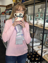 Load image into Gallery viewer, Caroline Gleeson NZ Superfine Merino Classic Crew Neck Jumper - Lychee