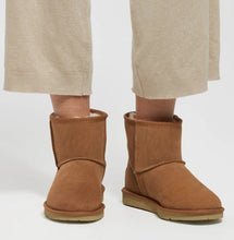 Load image into Gallery viewer, Koalabi Aust Made Sheepskin Ultra Short Boot - Chestnut