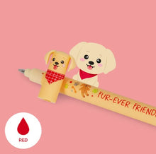 Load image into Gallery viewer, Legami Erasable Gel Pens Set of 3 - Fur Ever Friends
