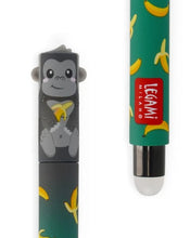 Load image into Gallery viewer, Legami Erasable Gel Pen - Black Ink - Gorilla