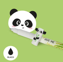 Load image into Gallery viewer, Legami Erasable Gel Pen - Black Ink - Panda