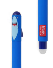 Load image into Gallery viewer, Legami Erasable Gel Pen - Blue Ink - Shark