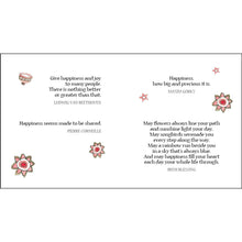Load image into Gallery viewer, Inspirational Quote Book - Little Book of Happiness