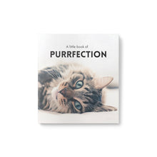 Load image into Gallery viewer, Little Softcover book filled with captivating cat photography & inspiring quotes. 24 pages and small enough to pop in the post in a greeting card. 85mm x 95mm