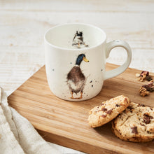Load image into Gallery viewer, Royal Worcester Wrendale Fine Bone China Mug - Guard Duck