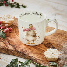 Load image into Gallery viewer, Royal Worcester Wrendale Fine Bone China Mug - Christmas Cracker Duck