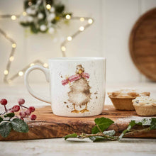 Load image into Gallery viewer, Royal Worcester Wrendale Fine Bone China Mug - Christmas Cracker Duck