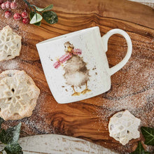 Load image into Gallery viewer, Royal Worcester Wrendale Fine Bone China Mug - Christmas Cracker Duck