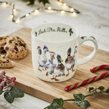 Load image into Gallery viewer, Royal Worcester Wrendale Fine Bone China Mug - Duck the Halls