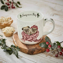 Load image into Gallery viewer, Royal Worcester Wrendale Fine Bone China Mug - Snug as a Pug