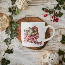 Load image into Gallery viewer, Royal Worcester Wrendale Fine Bone China Mug - Snug as a Pug