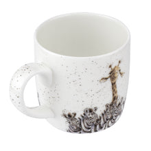 Load image into Gallery viewer, Royal Worcester Wrendale Fine Bone China Mug -Zebra & Giraffe