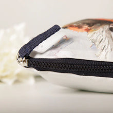 Load image into Gallery viewer, Meg Hawkins Cosmetic Bag - "The Orchard" Bee Design