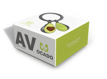 Load image into Gallery viewer, MetalMorphose Keyring - Avocado