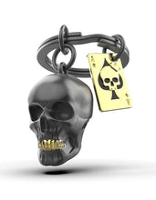 Load image into Gallery viewer, MetalMorphose Keyring - Skull