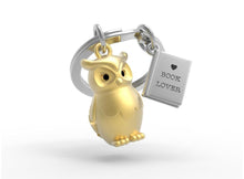 Load image into Gallery viewer, MetalMorphose Keyring - Wise Owl