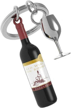 Load image into Gallery viewer, MetalMorphose Keyring - Red Wine