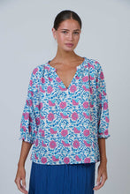 Load image into Gallery viewer, Namastai 3/4 Sleeve Cotton Shirt - Late Bloomers