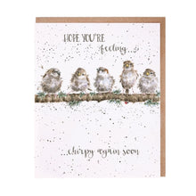 Load image into Gallery viewer, Wrendale Greeting Card - Feeling Chirpy Sparrow