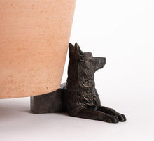 Load image into Gallery viewer, Potty Feet - Antique Bronze German Shepherd (Set of 3)