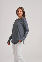 Load image into Gallery viewer, EST 1971 Raw L/S Tee - Navy stripe