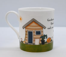 Load image into Gallery viewer, Red Tractor Designs Bone China Mug - Garden Therapy