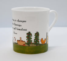 Load image into Gallery viewer, Red Tractor Designs Bone China Mug - Garden Therapy