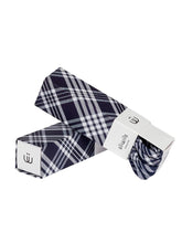 Load image into Gallery viewer, Sliwils Shoelaces -Tartan Navy