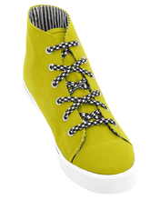 Load image into Gallery viewer, Sliwils Shoelaces - Black Houndstooth