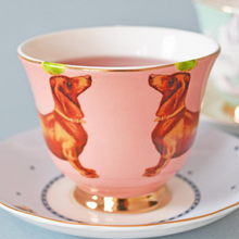 Load image into Gallery viewer, Yvonne Ellen Teacup & Saucer set of 2 - Poodle & Sausage Dog