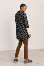 Load image into Gallery viewer, Seasalt Cornwall Cobland Tunic - Ripple Leaves on Dark Navy