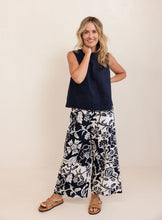 Load image into Gallery viewer, See Saw Sleeveless Button Back Top - Navy