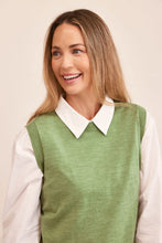 Load image into Gallery viewer, See Saw Merino Wool Vest - Sage