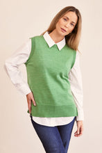 Load image into Gallery viewer, See Saw Merino Wool Vest - Sage