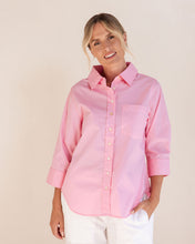 Load image into Gallery viewer, See Saw Cotton 3/4 Sleeve Shirt - Pink DETAILS
