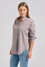 Load image into Gallery viewer, Shirty Classic Shirt with French Cuff - Porcini Stripe
