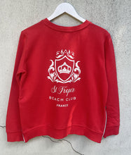 Load image into Gallery viewer, Sophie Moran Sweatshirt - St. Tropez Beach Club Red