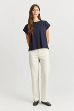 Load image into Gallery viewer, Toorallie Crew Neck Cotton Tank - Navy