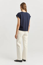 Load image into Gallery viewer, Toorallie Crew Neck Cotton Tank - Navy