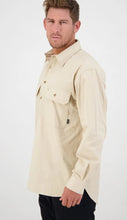 Load image into Gallery viewer, Swanndri Mens Bendigo Cotton Shirt - Bone