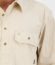 Load image into Gallery viewer, Swanndri Mens Bendigo Cotton Shirt - Bone