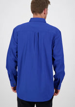 Load image into Gallery viewer, Swanndri Mens Bendigo Cotton Shirt - Electric Blue