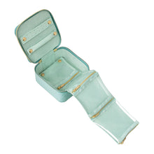 Load image into Gallery viewer, Tonic Luxe Velvet Jewellery Cube - Seafoam