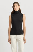 Load image into Gallery viewer, Toorallie Sleeveless Roll Neck Top - Black